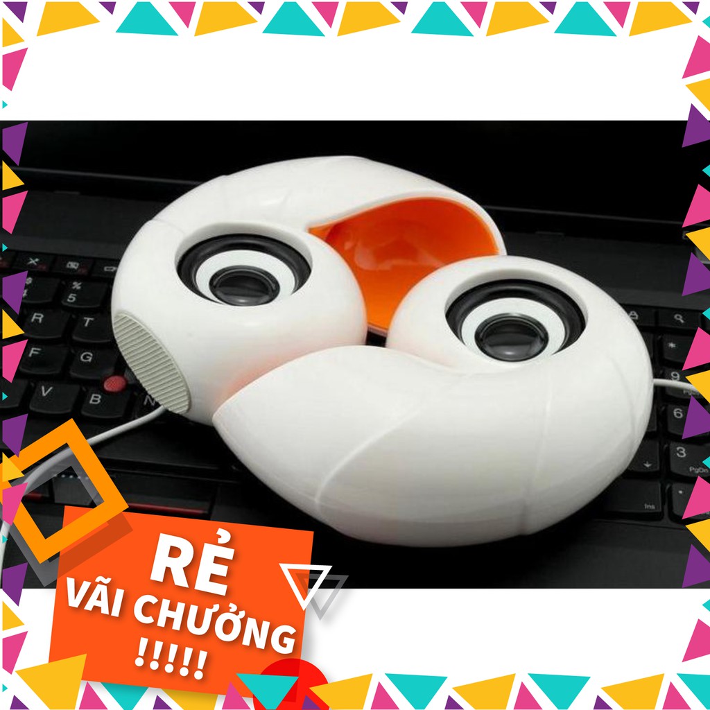 Loa nghe nhạc vi tính 2.0 hình xoắn ốc độc đáo kết nối cổng jack 3.5 và cổng usb 2.0