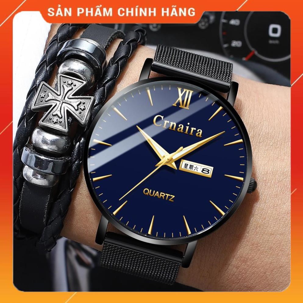 [Hàng Chính Hãng] Đồng hồ nam Crnaira Cr079 hàng chính hãng dây thép đặc ko gỉ [Uy tín về chất lượng] | BigBuy360 - bigbuy360.vn