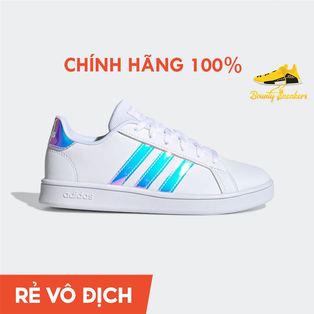 [Adidas giày]Giày Sneaker Thời Trang Nữ Adidas Grand Court Trắng FW1274 - Hàng Chính Hãng - Bounty S ?