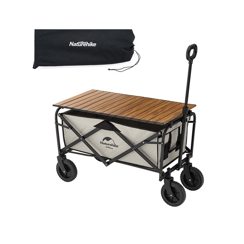 Xe Kéo Gấp Gọn Dã Ngoại Naturehike - Xe Đẩy Cắm Trại Du Lịch Khung Hợp Kim Tải Trọng 90Kg