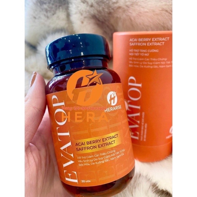 VIÊN UỐNG BỔ SUNG NỘI TIẾT TỐ NỮ EVATOP ❌CAM KẾT HÀNG CHÍNH HÃNG❌