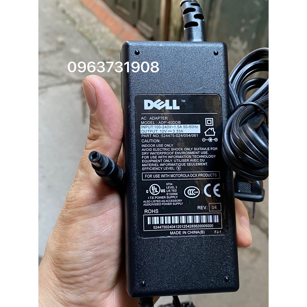 Adapter nguồn 12V 3.33A chính hãng Dell