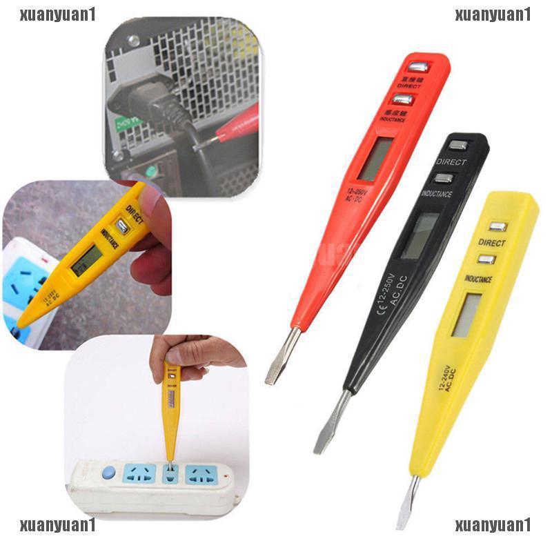 1 Bút Thử Điện AC / DC Màn Hình LCD Kỹ Thuật Số