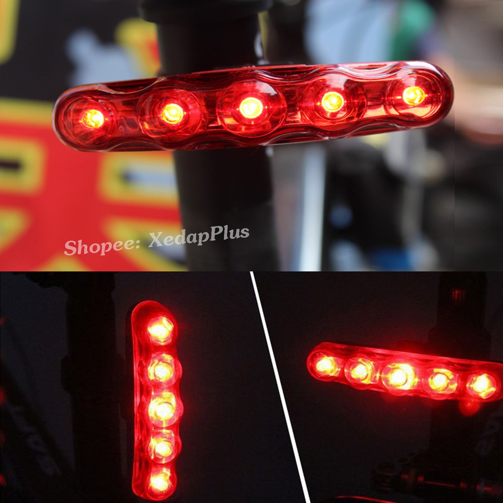 Đèn LED cảnh báo ban đêm gắn sau yên Xe Đạp Siêu Sáng - Chống nước tốt -D05