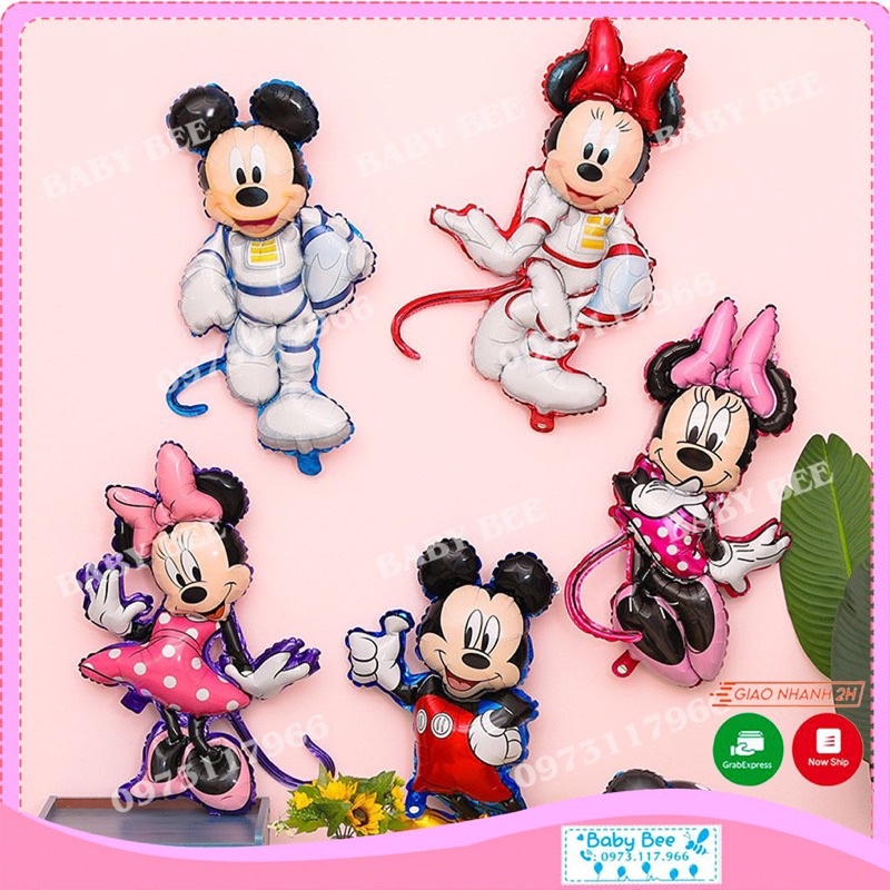 Bóng Chuột Mickey, Minie Size 70CM Trang Trí Sinh Nhật