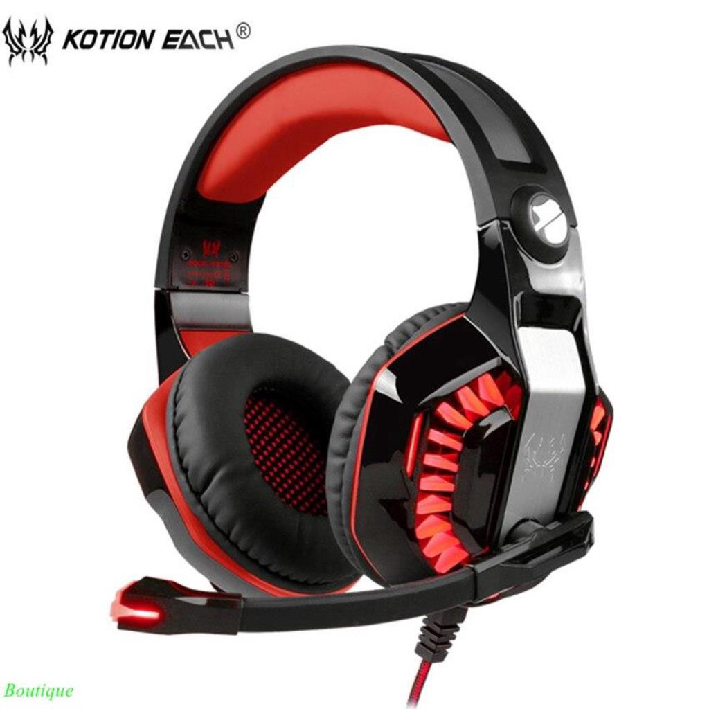 Tai Nghe Chụp Tai Kotion Each G2000 Có Đèn Led Và Mic Chuyên Dụng Cho Game Thủ