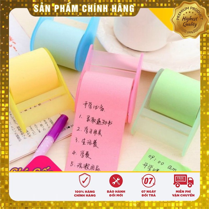 [HÀNG CHÍNH HÃNG_FREESHIP] [XẢ KHO_FREESHIP]  <Ảnh Thật Shop Chụp> Giấy Note Cuộn Mini Tiện Dụng - Văn Phòng Phẩm Sáng T