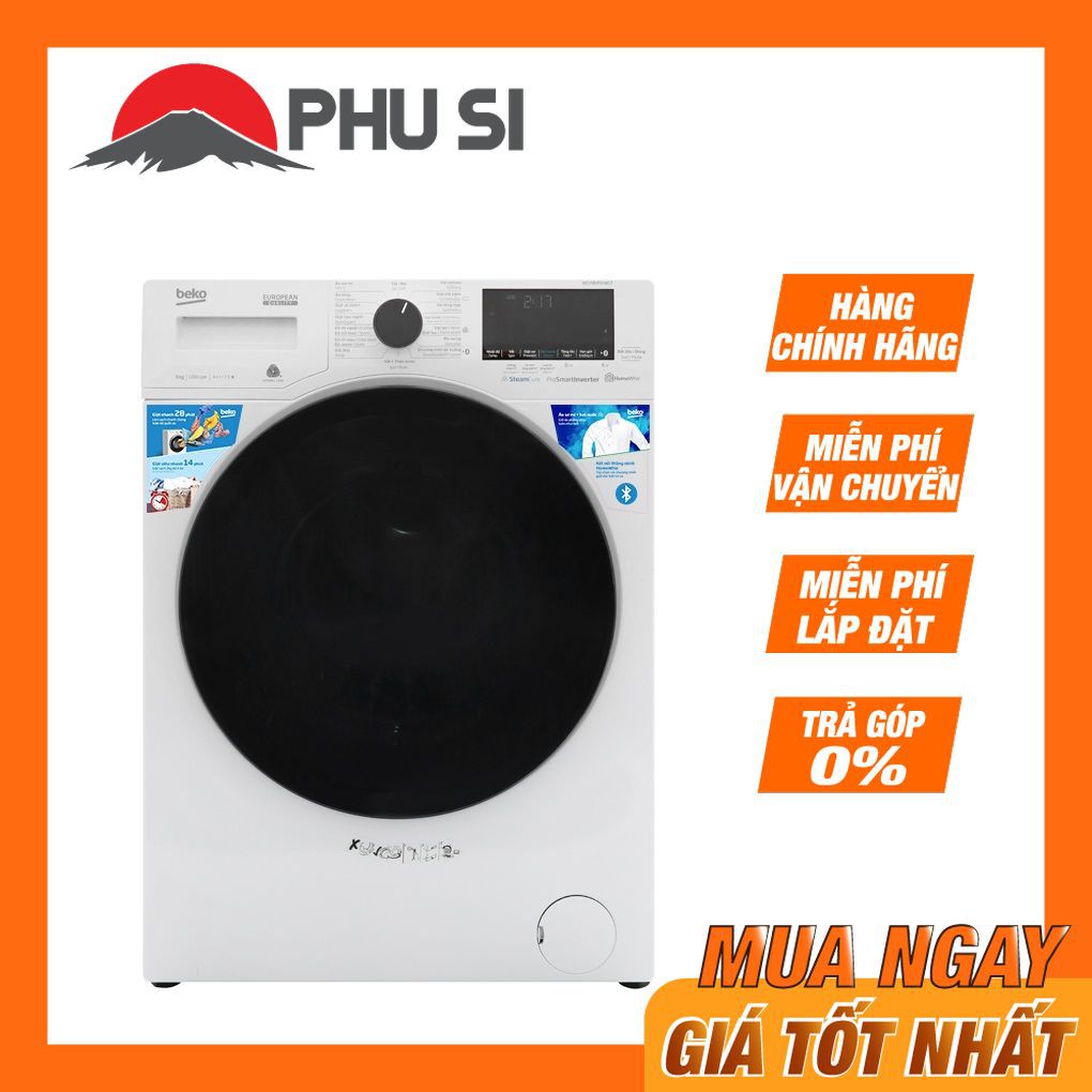 WCV9649XWST - Máy giặt Beko Inverter 9 kg WCV9649XWST
