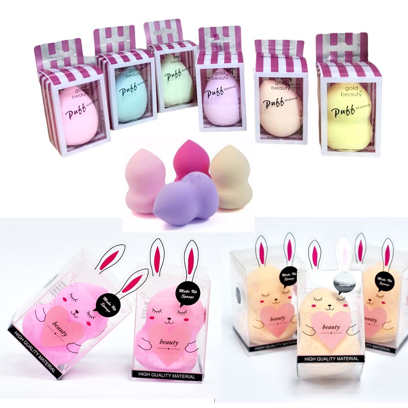 Mút trang điểm giọt nước tán kem nền mềm mịn Lamdep24g