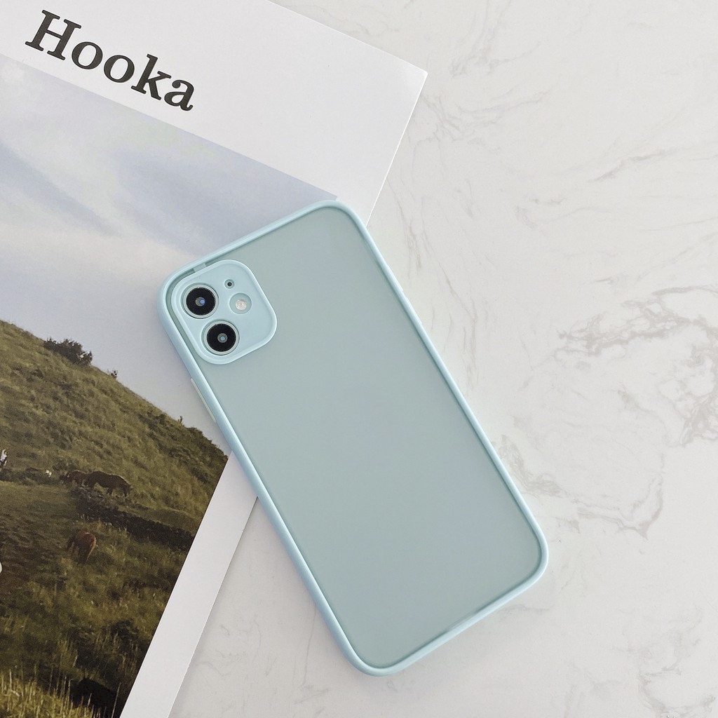 Ốp lưng iphone Viền nhựa dẻo mặt nhám 6s/6plus/6splus/7plus/8plus/x/xs/xs max/11/11promax/12pro/12promax