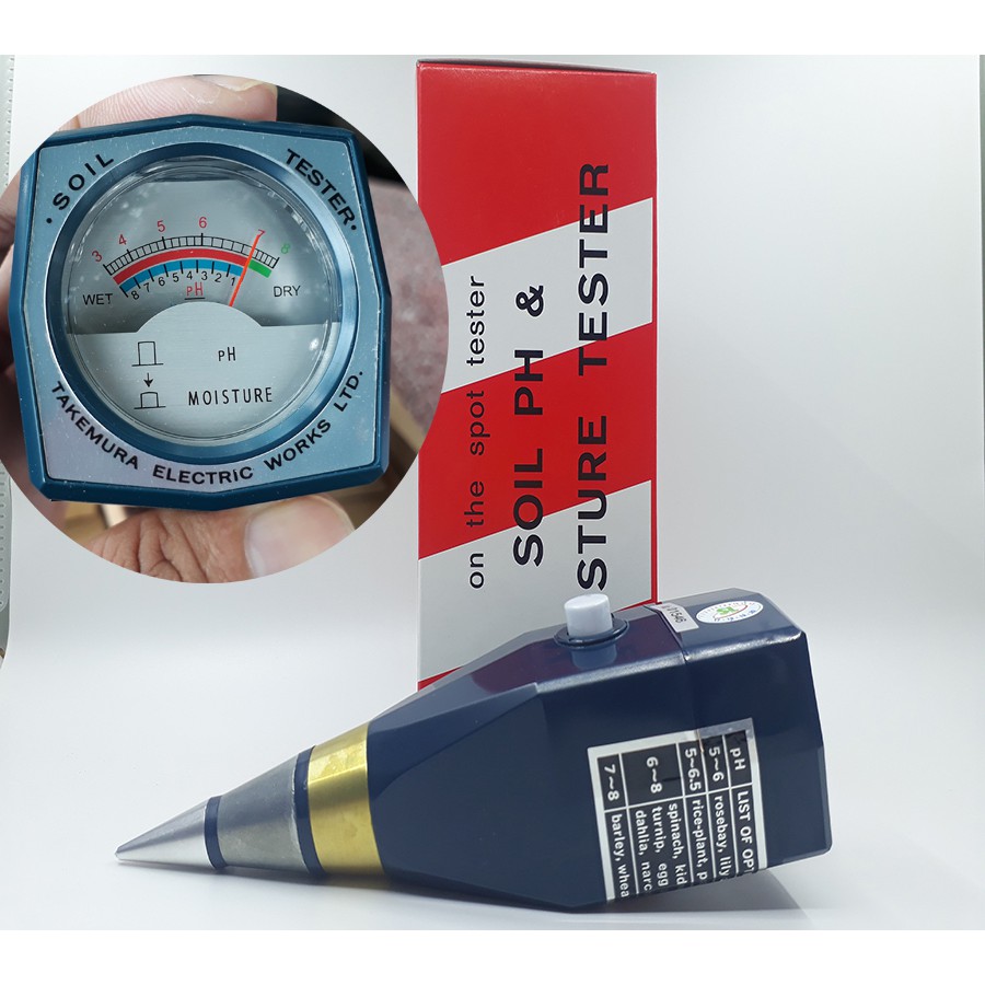 Máy Đo Ph Đất Dm15 Nhật Bản, Hàng Nhập Khẩu Bảo Hành 1 Năm, Đo Ph Đất Và Độ Ẩm Đất