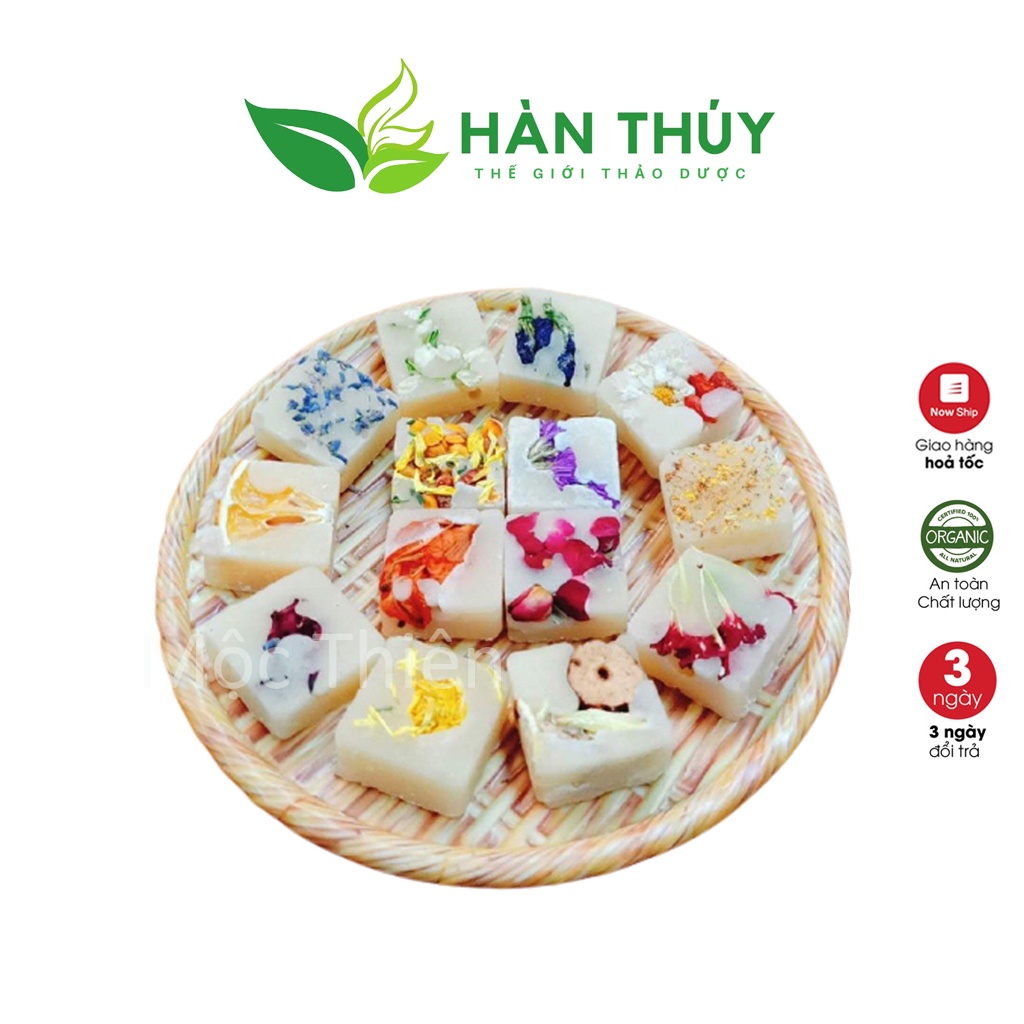 Trà Hoa Cúc TRATHUY03 Hoa Cúc Đường Phèn Thảo Mộc HÀN THÚY Gồm Hoa Nhài, Atiso, Đậu Biếc, Mật Ong, Lavender, Cúc