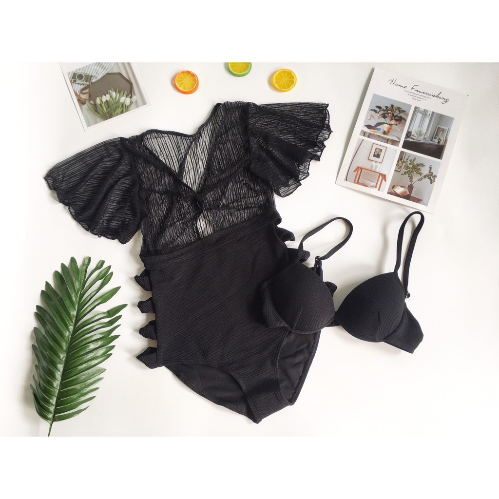 BIkini phối ren tiểu thư ( kèm hình thật)