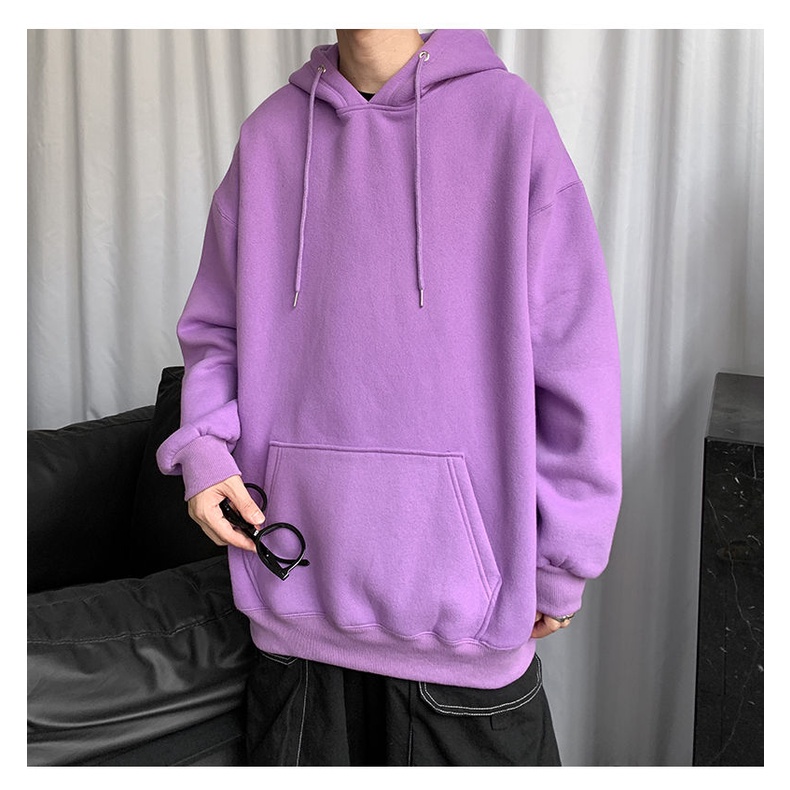[Mã 12FASHIONSALE1 giảm 10K đơn 50K] Áo khoác Hoodie Nam, Hoodie Basic Unisex Nỉ From Rộng Màu Xám - Basic Boutique | BigBuy360 - bigbuy360.vn