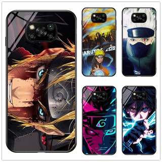 Dành Cho Xiaomi Mi Poco X3 NFC / Poco X2 / Redmi K30 / K30i Anime Naruto Kính Cường Lực Chống Sốc Vỏ Điện Thoại Cứng Ốp Lưng Tùy Chỉnh DIY