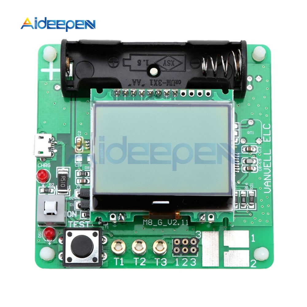 Mạch Kiểm Tra Linh Kiện Bán Dẫn Atmega328 Màn Hình Lcd Atmega328