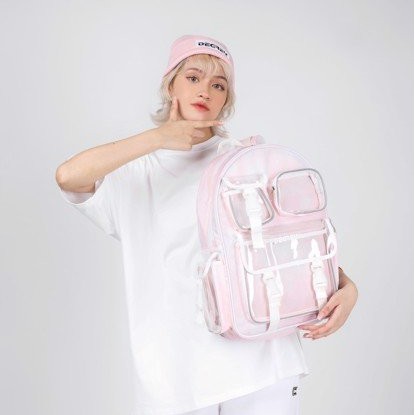 Balo Degrey Sky và Hồng Basic Backpack [ Ảnh thật 100% ]