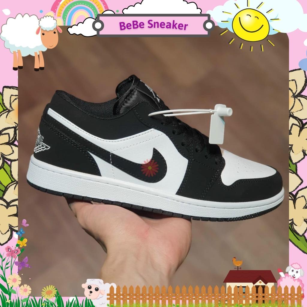 Giày 𝐉𝐨𝐫𝐝𝐚𝐧 1 low panda đen trắng nam nữ cổ thấp, Giày thể thao sneaker JD1 panda hàng loại đẹp Full box bill