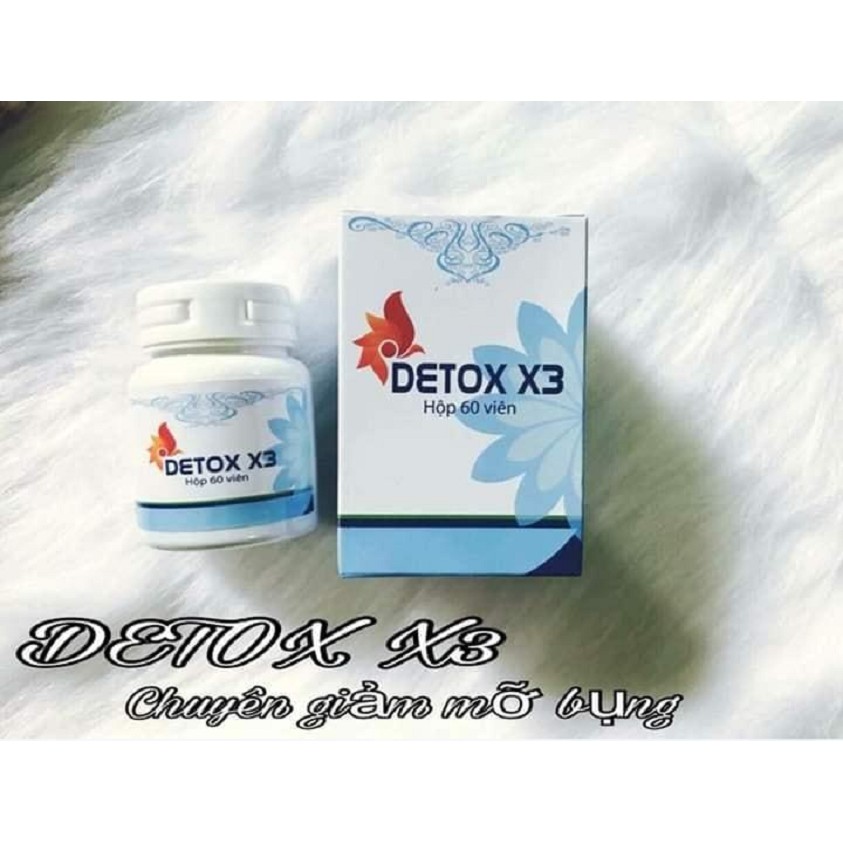 DETOX X3 Giảm Béo Bụng Hiệu Quả