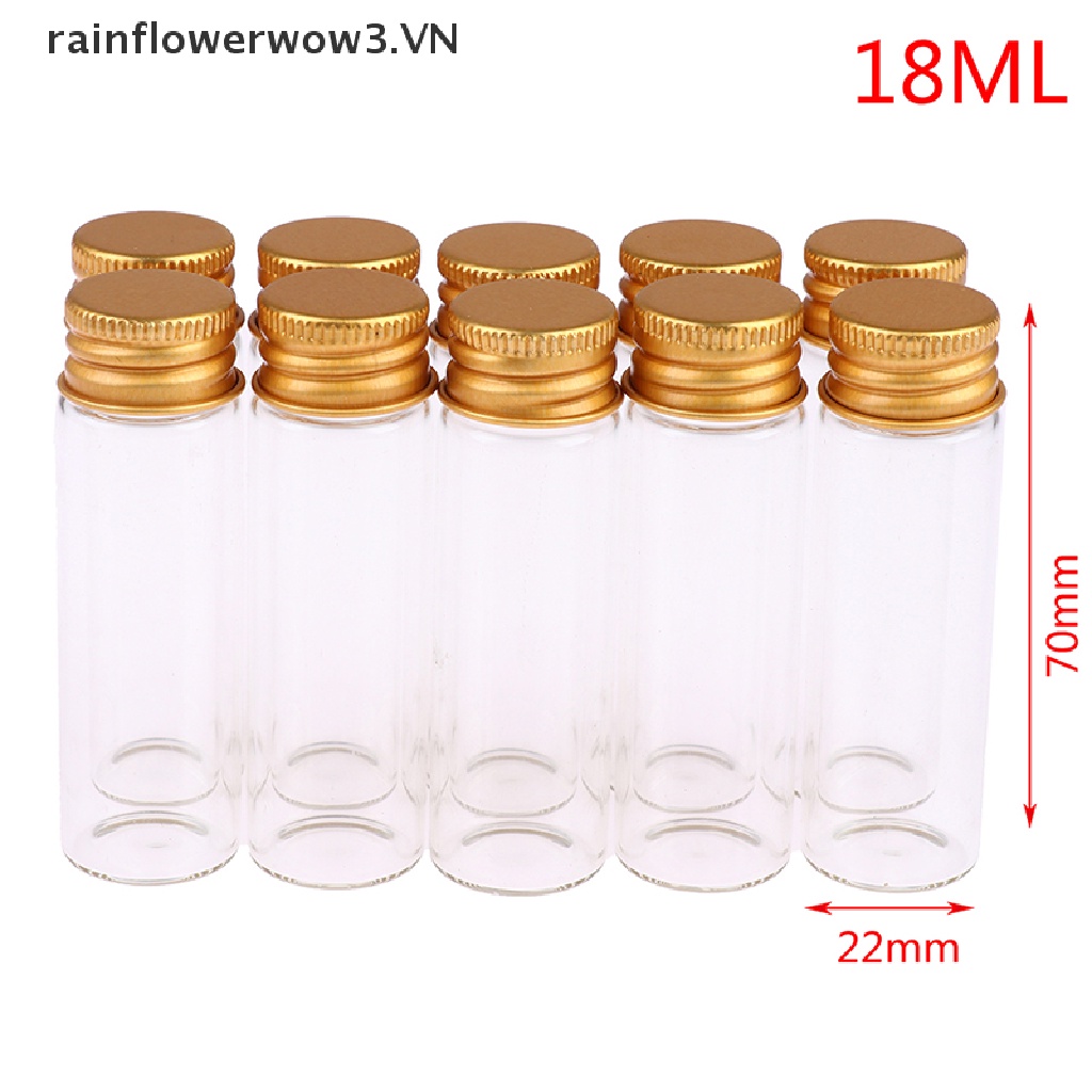 Set 10 Lọ Điều Ước Thủy Tinh 5 / 7 / 10 / 14 / 18 / 20ML