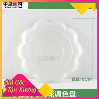 Khay pha màu hoa đào 18cm - MỘC XINH