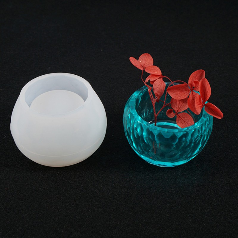 Bộ 3 Khuôn Silicone Làm Bát Nhựa Resin Epoxy Hình Lục Giác