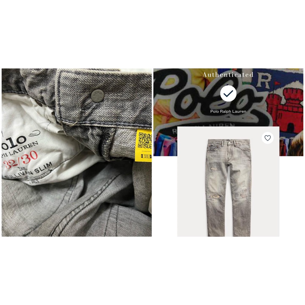 Quần jeans nam Polo Ralph Lauren size 32