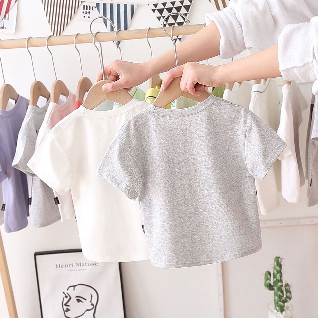 Áo thun bé trai LILA KIDS, Áo thun cho bé có túi trước ngực chất cotton cao cấp