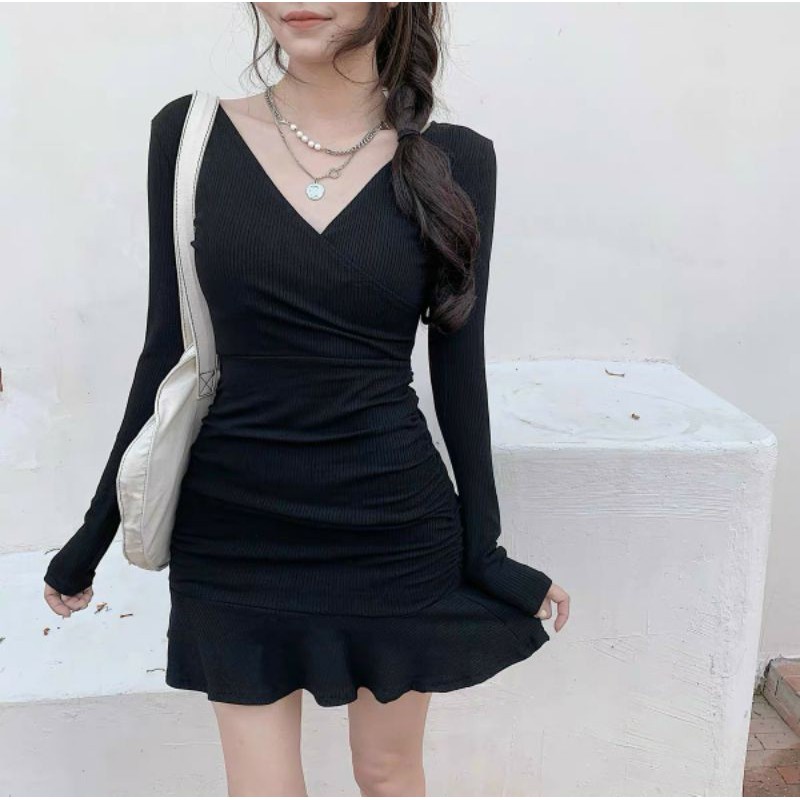 Đầm body nhún đuôi cá 14004 | BigBuy360 - bigbuy360.vn