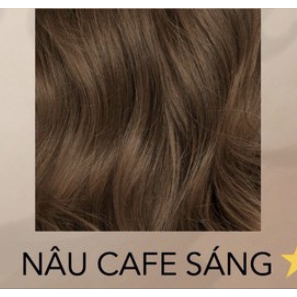 Combo thuốc nhuộm tóc màu Màu R5-54 (màu Nâu Cafe Sáng)