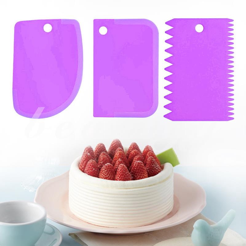 Bộ 3 Dao Chà Láng Bánh Kem