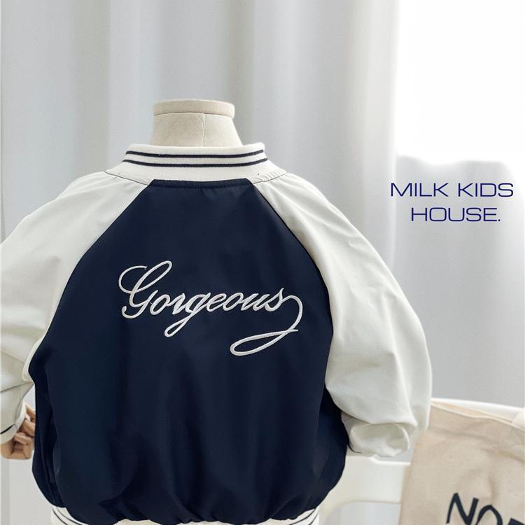 Áo Khoác Bóng Chày Phong Cách Hàn Quốc Thời Trang Xuân Thu Cho Bé Trai