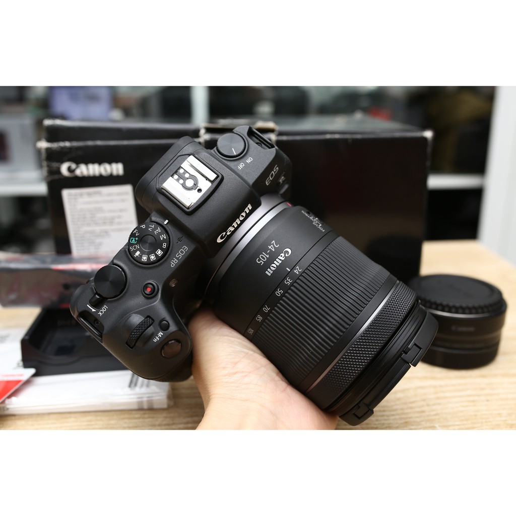 MÁY ẢNH CANON EOS RP +NGÀM +RF 24-105mm F4-7.1 IS STM - HÀNG CHÍNH HÃNG