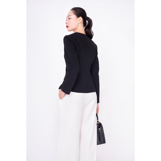 Sixdo newtag áo vest cổ chéo V đen mới nguyên tag M/L