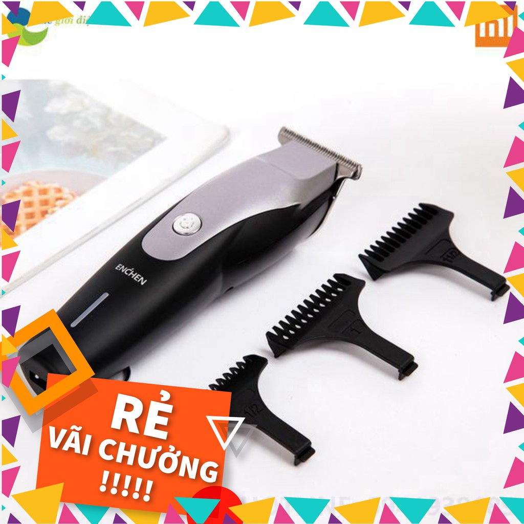 [SALE] Tông đơ cắt tóc Xiaomi Enchen Humming bird 3 lưỡi dao 10W độ ồn thấp - Bảo Hành 6 Tháng - Shop Thế Giới Điện Máy 