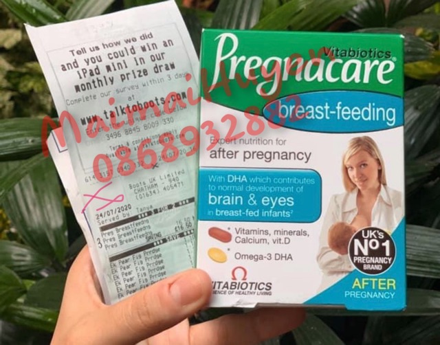 Vitamin Bú Anh-Vitamin Tổng Hợp Cho Mẹ Sau Sinh Pregnacare Breastfeeding