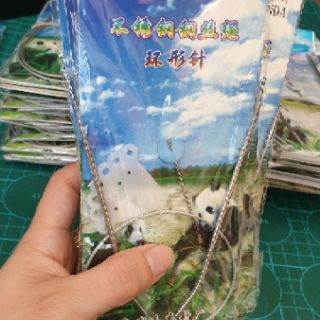 Kim đan vòng inox 43cm - 80cm