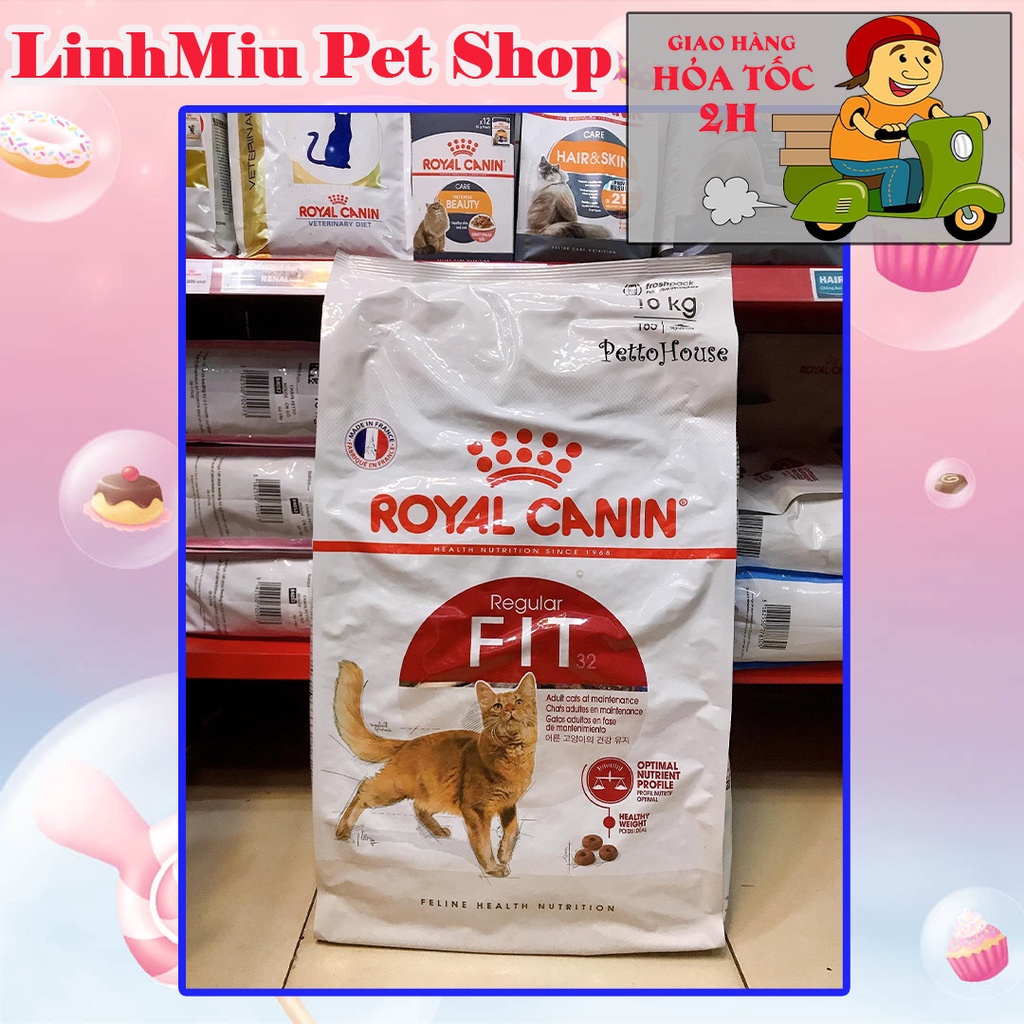 Chính Hãng 15kg-10kg Canin fit 32- thức ăn cao cấp cho mèo Pháp