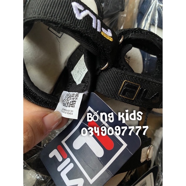 Sandal Bé Trai Quai Dù Đen FL