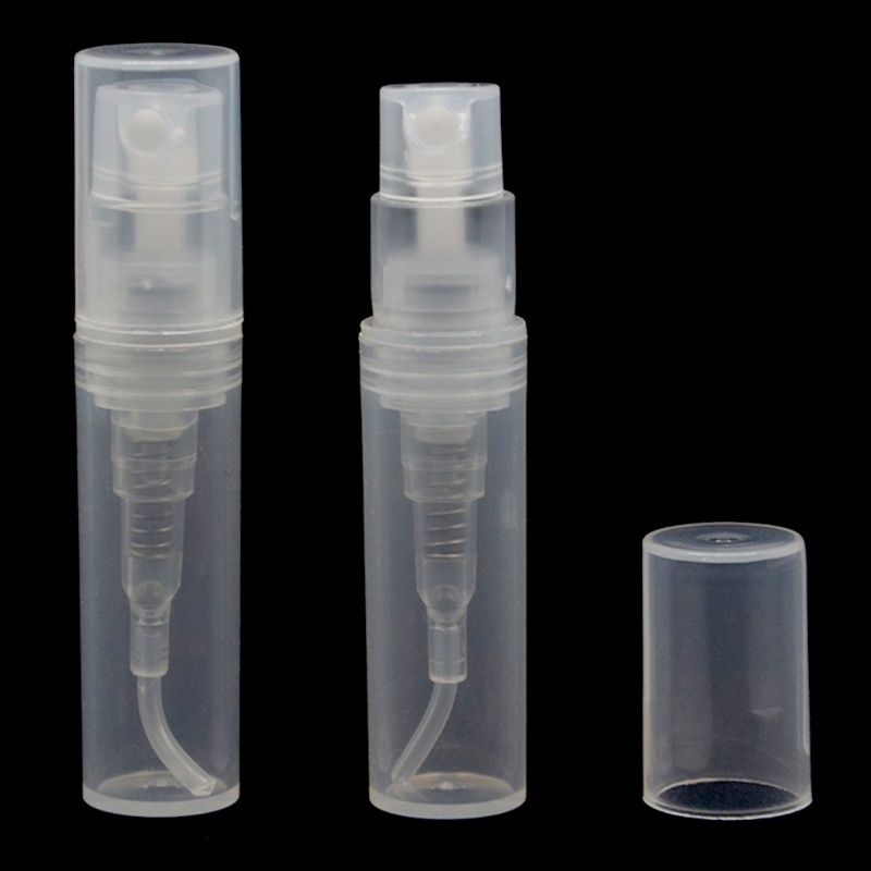 Set 100 Chai Nhựa Mini 3ml Trong Suốt Đựng Dung Dịch Mỹ Phẩm