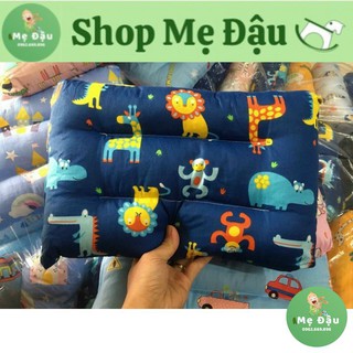 GỐI BÔNG MÁT XA ĐẦU chống mỏi 3 rãnh CHO BÉ - Gối thoát hơi cho bé yêu
