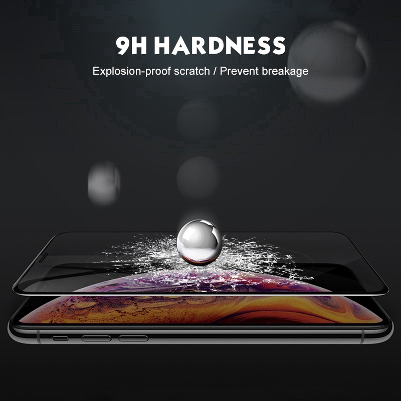 Kính cường lực bảo vệ toàn màn hình điện thoại 2.5D cho IPHONE 11 PRO MAX X XR XS MAX 8 7 6S 6 PLUS