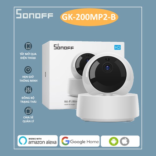 Camera không dây IP Sonoff giám sát từ xa 1080P - GK-200MP2-B