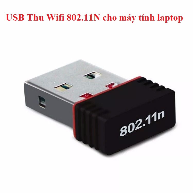 USB thu Wifi 300Mbps cho Máy tính - card mạng wifi 300M