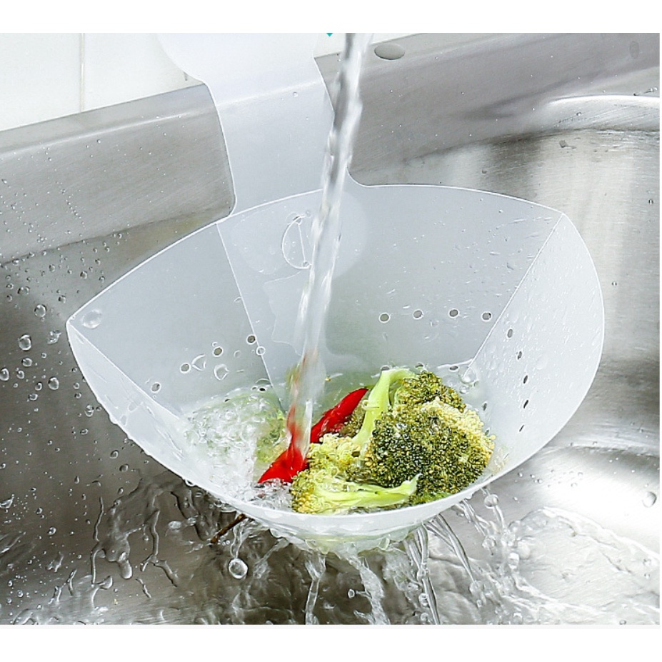 Phễu hứng cặn thức ăn , Lọc rác bồn rửa chén dạng phễu làm bằng nhựa cứng, dày có thể rửa và sử dụng nhiều lần