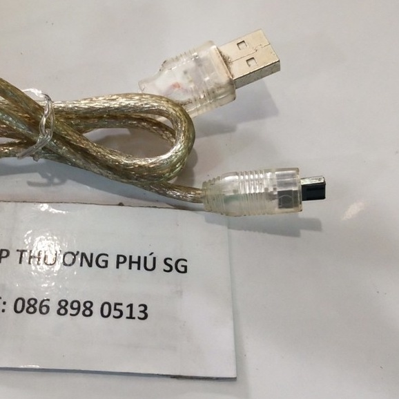 Cáp tiín hiệu kết nối USB ra đầu MiniUSB - B - 4 Pin - Cáp dài 1.2M