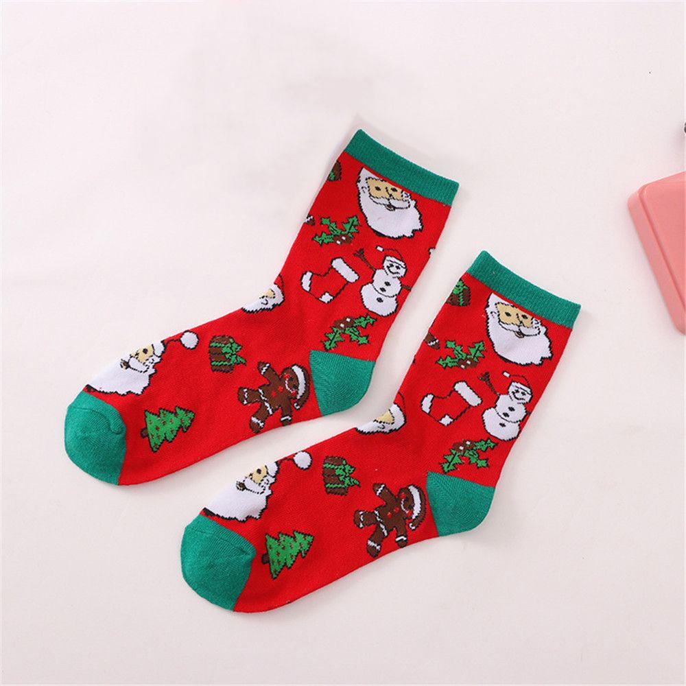 Vớ Cotton Harajuku Giáng Sinh Năm Mới Cho Nữ