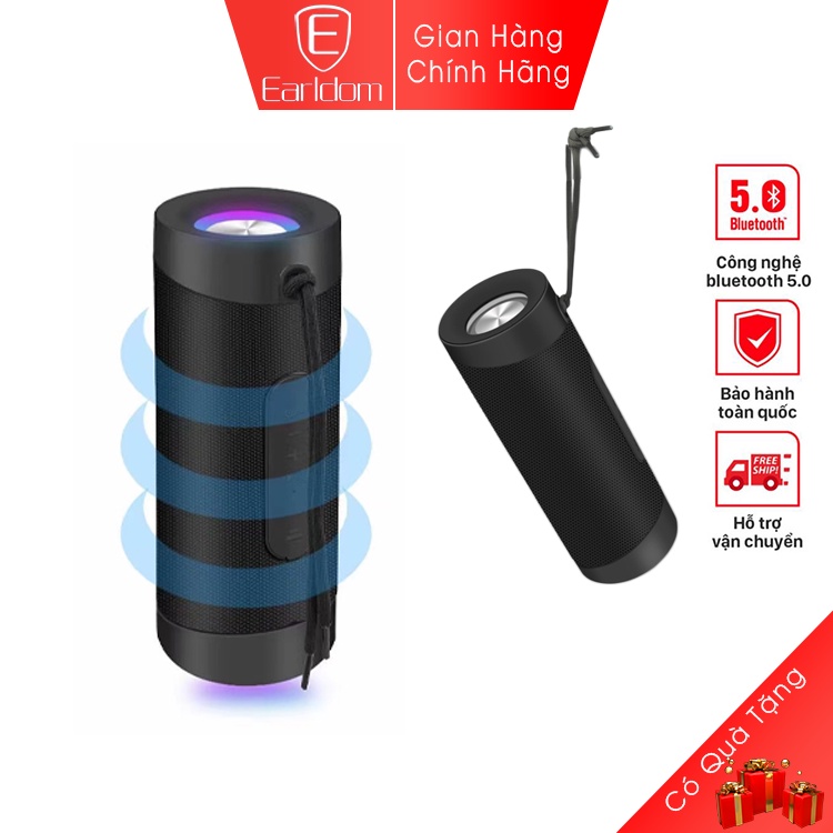 Loa Bluetooth mini Earldom A20 Thiết kế trẻ trung âm thanh sống động nhỏ gọn dễ dàng mang theo - Dung lượng pin 1800mAh