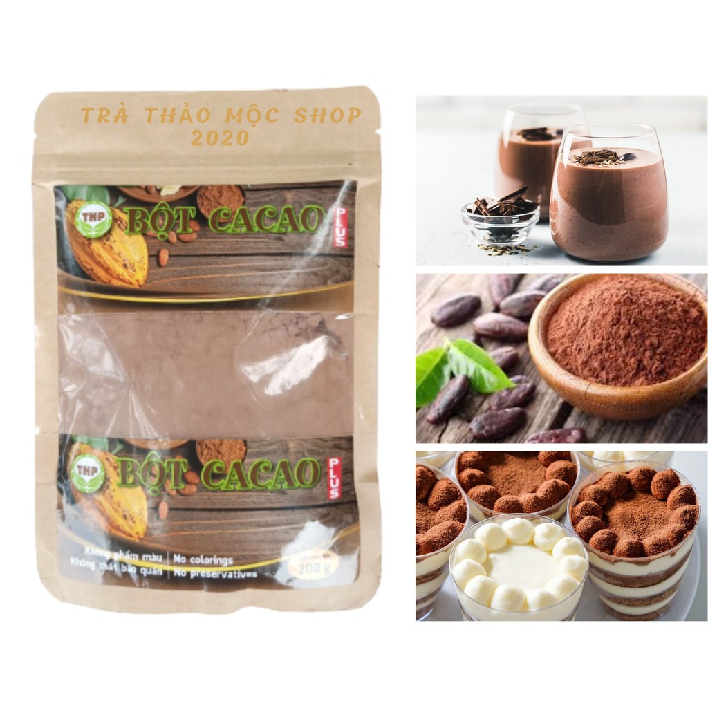 Bột Ca Cao Malaysia THP Túi Zip 200g