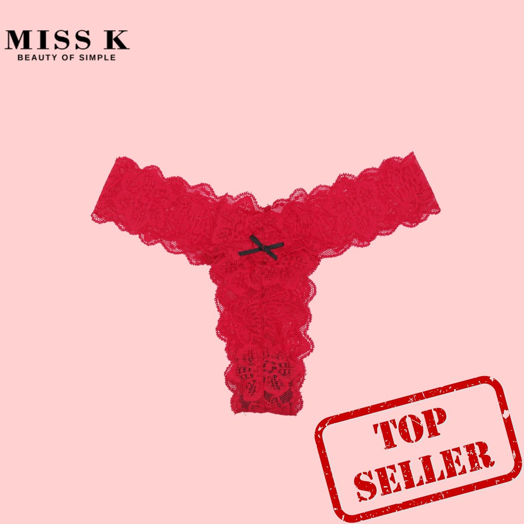 Quần lót ren Bikini style thương hiệu Miss K U017